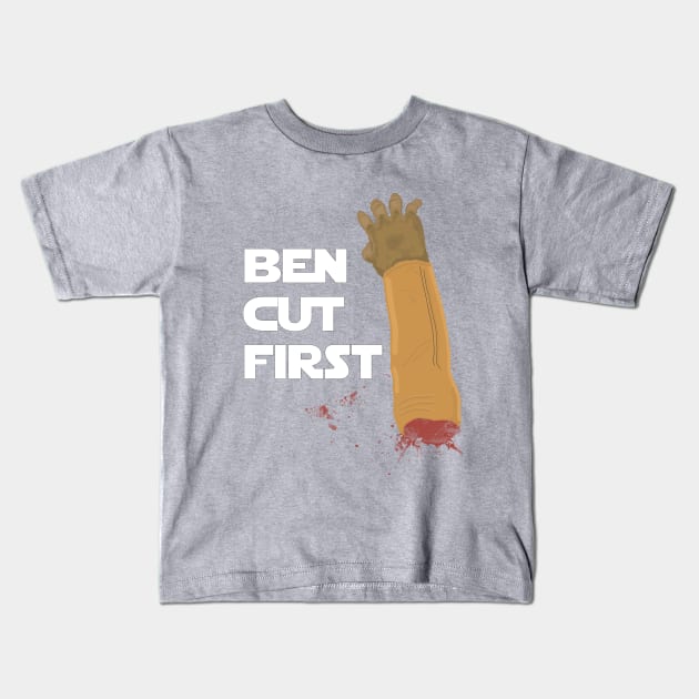 Ben Cut First Kids T-Shirt by HelloGreedo